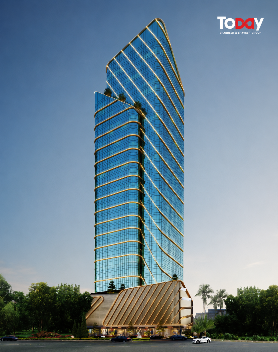 Codename OBLIQ Grade A+ commercial tower in Airoli Navi Mumbai by Today Group